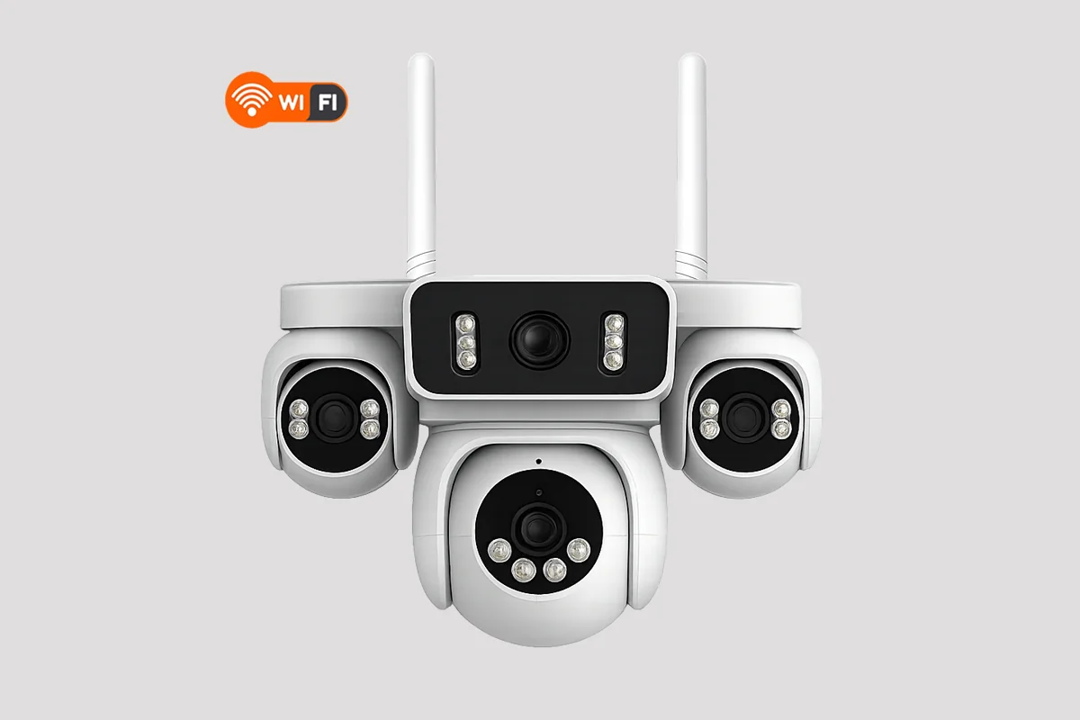 4 Lens 1 PTZ WiFi Camera - Snap Secure